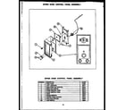 Caloric EHD341 upper oven control panel assembly (ehd397) diagram