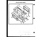 Caloric EHB352 upper oven cabinet assembly (ehb397) diagram