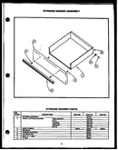 Storage drawer assembly (ehb340) (ehb352) (ehb397)