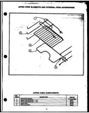 Upper oven elements and internal oven accessories (ehb397)