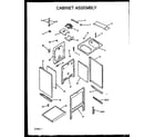Amana ARR623L-P1130983NL cabinet assembly diagram