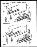 Control panel parts (arr623l/p1130983nl) (arr623w/p1130983nw) (arr625w/p1130970nw) (arr625w/p1130960nw) (arr625l/p1130970nl) (arr625l/p1130960nl) (arr629l/p1130961nl) (arr629w/p1130961nw)
