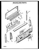 Backguard parts (arr633e/p1157907se)