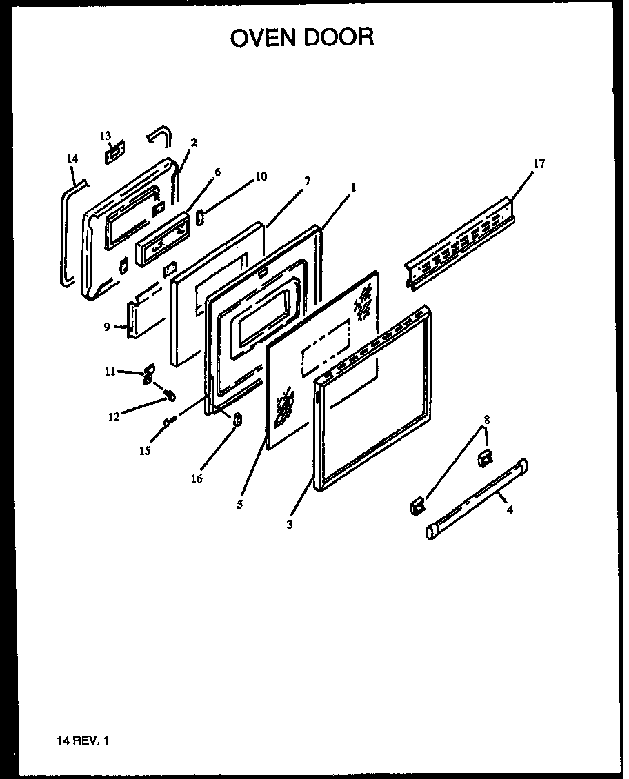 Oven door