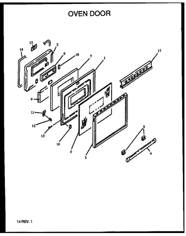 Oven door