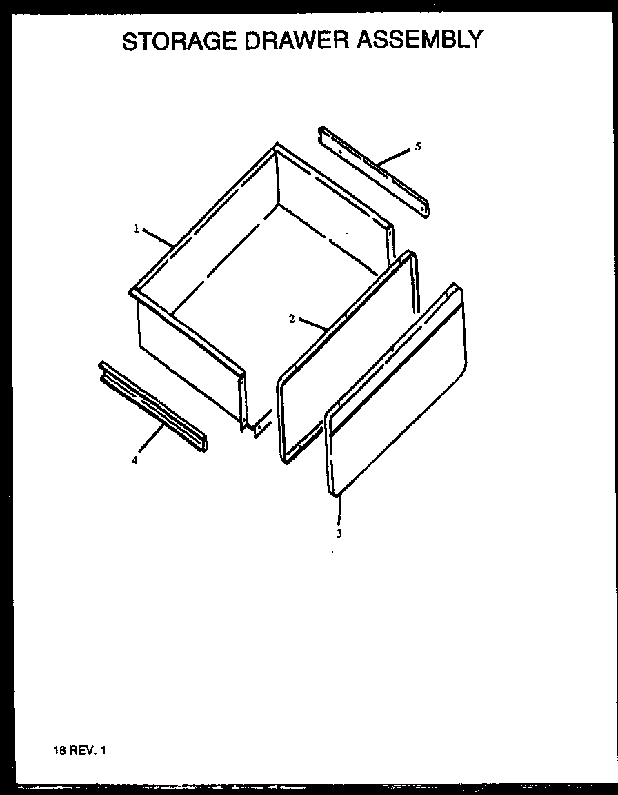 STORAGE DRAWER ASSEMBLY