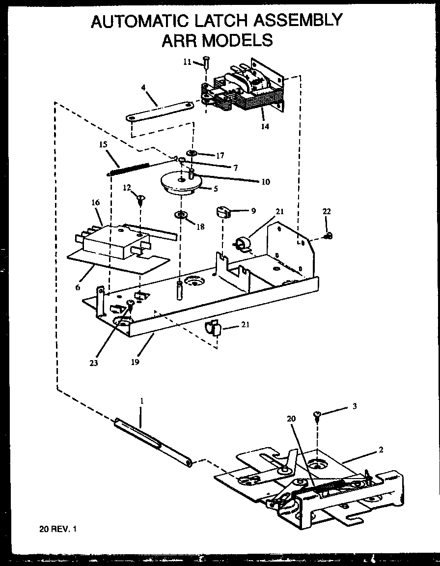 AUTOMATIC LATCH ASSEMBLY (ARR633E/P1157907SE)