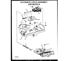 Amana ARR623L-P1130983NL automatic latch assembly (arr633e/p1157907se) diagram