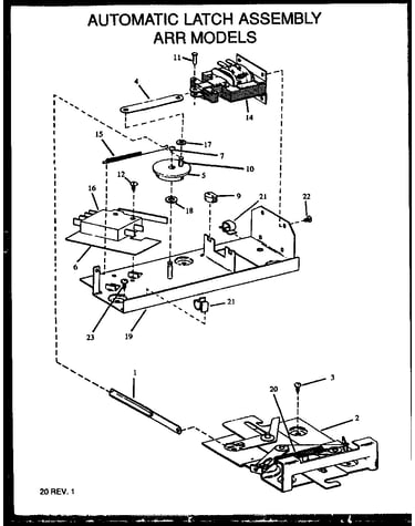 Automatic latch assembly (arr633e/p1157907se)