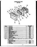 Lower door assy. fdo 180 (fdo180)