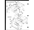Amana AO24SD-P8556711S upper & self cleaning oven door diagram
