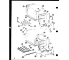 Amana AO24SD-P8556711S oven cavity diagram