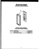Microwave oven components control board assembly