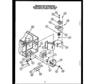 Modern Maid EKS289 microwave oven components magnetron and air flow parts diagram
