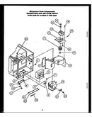 Microwave oven components magnetron and air flow parts