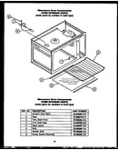 Microwave oven components oven interior parts