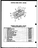 Control panel parts (dco480)