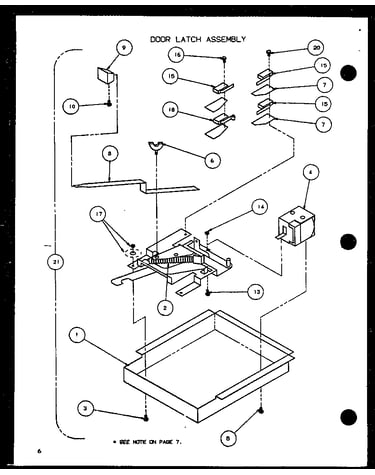 Door latch assembly