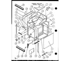 Amana AO27DC-P8575502S cabinet section single oven (ao27sc/p8575501s) (ao27sc/p8575503s) diagram