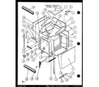 Amana AO27DC-P8575502S cabinet section single oven (ao27sd/p8597701s) (ao27sew/p1108001s) (ao27se/p1108002s) diagram