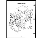 Modern Maid FDO-250-2W cabinet section diagram