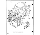 Amana AO-27SB-P85547-7S cabinet section single oven (ao-27sb/p85547-3s) (ao-27sb/p85547-5s) diagram