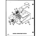 Amana AO-27DB-P85547-4S control compartment section diagram