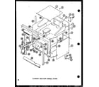 Amana AO-27D-P85547-2S cabinet section single oven (ao-27s/p85547-1s) diagram
