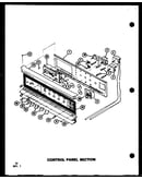 Control panel section