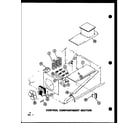 Amana AO-27S-P85547-1S control compartment section diagram