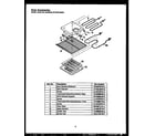 Caloric EKD289 oven accessories diagram