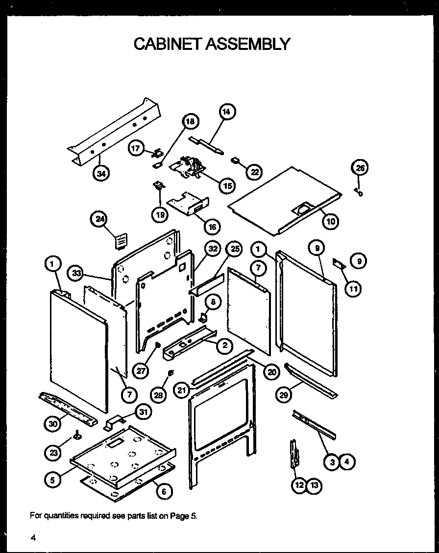 Cabinet assembly (rsk3700uww/p1141247nww)