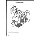 Caloric RSK3700UWW-P1141247NWW oven assembly (rsk3700uww/p1141247nww) diagram