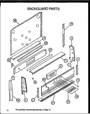 Guard parts (rsk3700uww/p1141247nww)