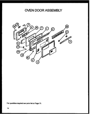 Oven door assembly (rsk3700uww/p1141247nww)