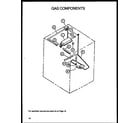 Caloric RSK3700UWW-P1141247NWW gas components diagram
