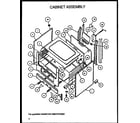 Amana GBK26FS5/P1142147NL cabinet assembly diagram