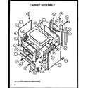 Amana GBK26FS0/P1142147NW cabinet assembly diagram