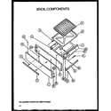 Amana GBK26FS0/P1142147NW broil components diagram