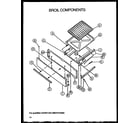 Amana GBK26FS0/P1142147NW broil components diagram