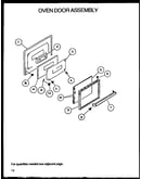 Oven door assembly