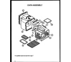 Amana AGS780WW-P1168602W oven assembly diagram