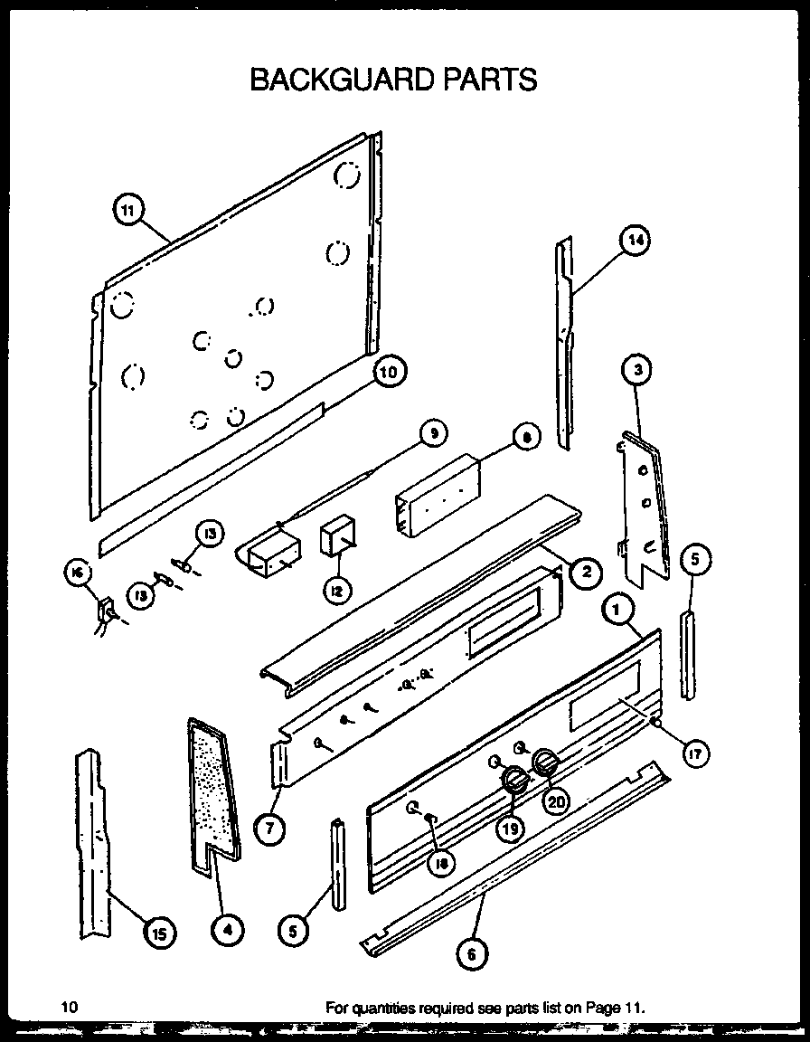 BACKGUARD PARTS