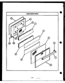 Oven door parts