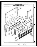 Backguard parts models rhs365 and rjs 369