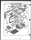 Main top/lower oven assembly