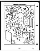 Lower oven cabinet assembly
