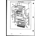 Caloric RSS369 upper oven parts diagram