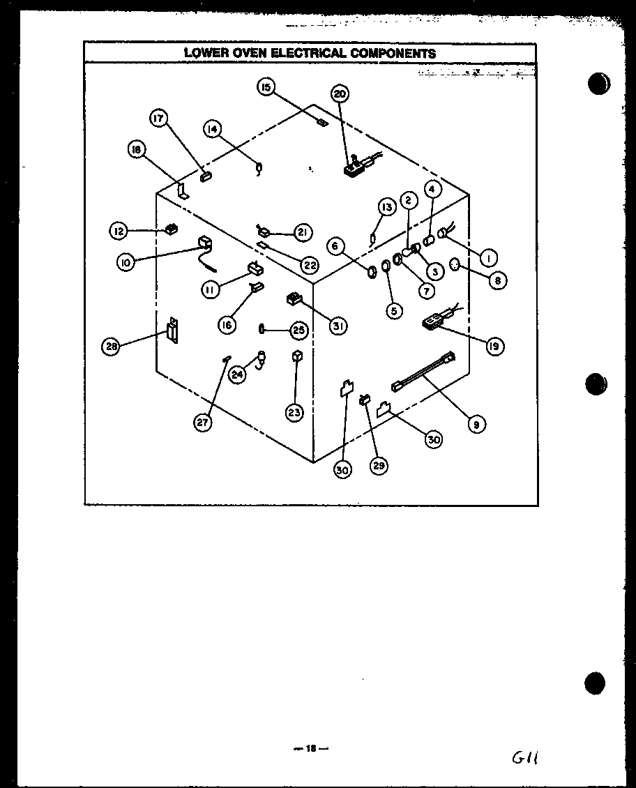 LOWER OVEN ELECTRICAL COMPONENTS (RSS352) (RSS353) (RSS354) (RSS359) (RSS363) (RSS361) (RSS369) (RSS380) (RSS398) (RSS399)