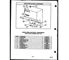 Caloric RSS307 upper oven electrical components diagram